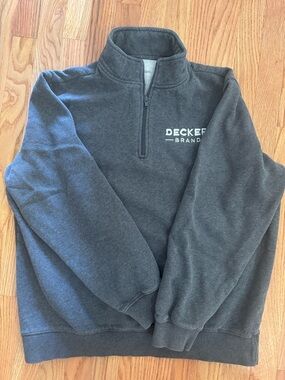 Men's Charcoal Half-Zip Sweater
